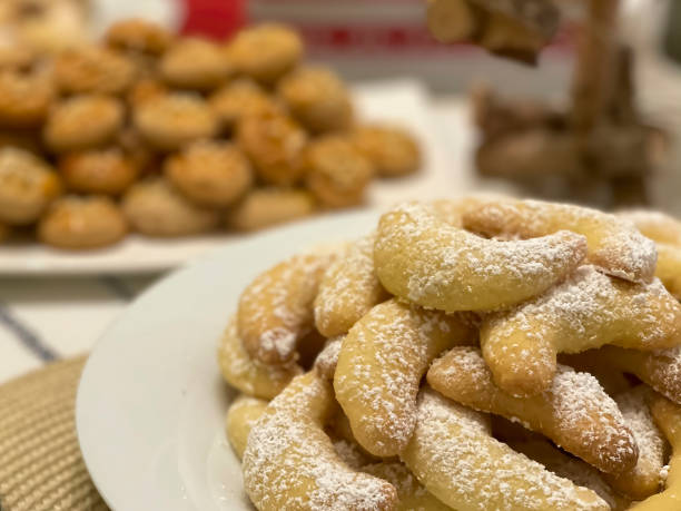 istock Preparing self baked cookies as a present before christmas. 1287591744