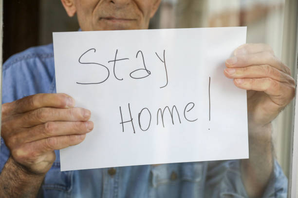 istock Stay Home Save Lives for Self Quarantine Times. 1287592349
