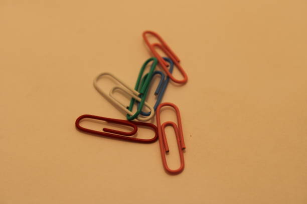 istock Paper clips office stationery 1287592358