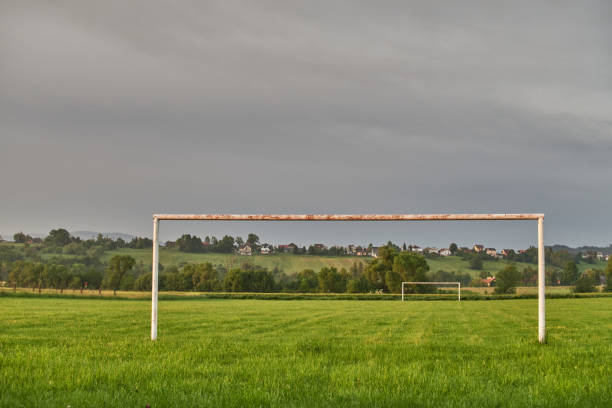 istock An old abandoned soccer field 1287595177