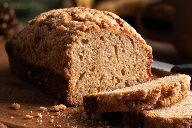 istock Loaf of banana nut bread 1287595263