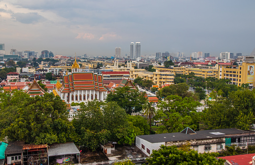 Vientiane, Laos.\nThe Lao Prime Minister's Office is located next to the Arch of Triumph, and its architectural style is highly characteristic of Lao nationality.