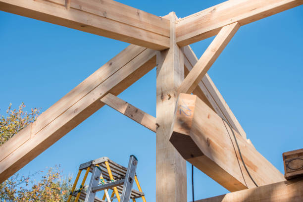 istock construction of a wooden house 1287596815