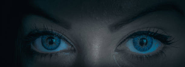 istock Girl with blue eyes 1287597427