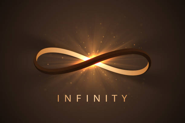 Infinity Sign With Light Effect Stock Illustration - Download Image Now -  Infinity, Eternity, Circle - iStock