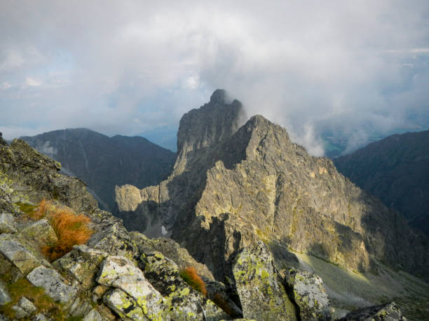 istock Beautiful views and panorama in the rocky Dolomites 1287615246