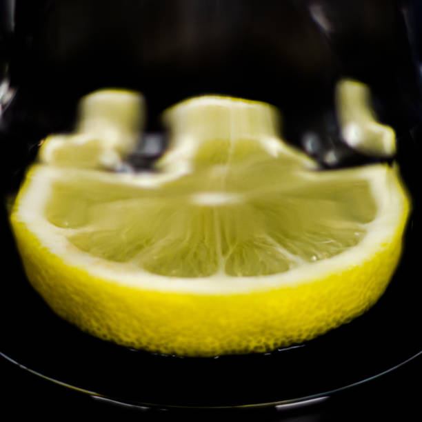 Distorted lemon slice