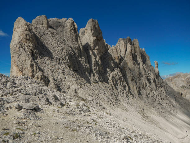 istock Beautiful views and panorama in the rocky Dolomites 1287615501