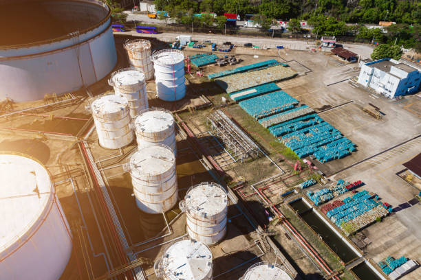 istock Storage tank petrochemical plant 1287618523