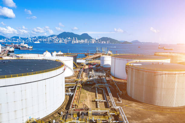 istock Storage tank petrochemical plant 1287618865