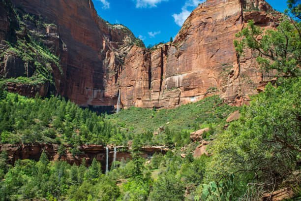istock Waterfalls at Zion National Park 1287622187
