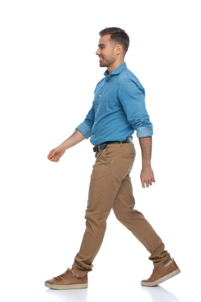istock young casual man just walking on his path 1287622637