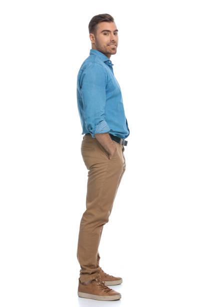 istock young casual man standing to a side 1287622945
