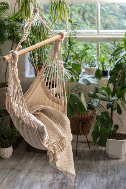 istock Comfortable room in house with cozy interior 1287623560
