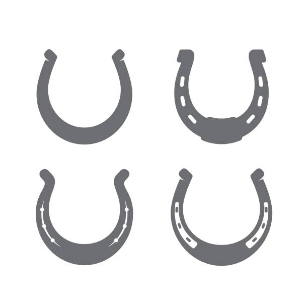 z o.o. - horseshoe stock illustrations