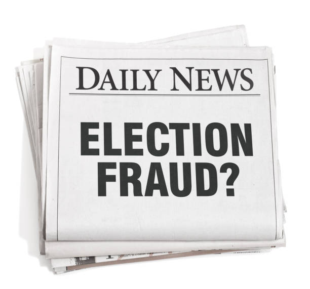 istock Newspaper Headline Election Fraud 1287627109