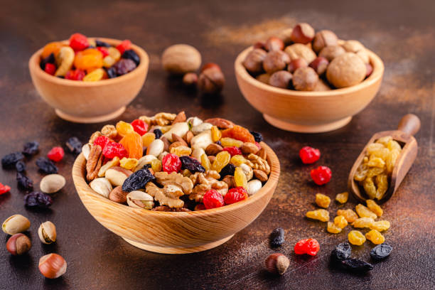 istock Healthy Snack of Nuts and Dried Fruit 1287634069