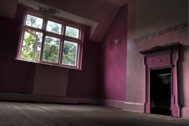 istock Derelict manor bedroom in Kent 1287636532