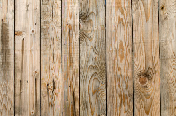 istock New wooden wall closeup in sunny day 1287637875