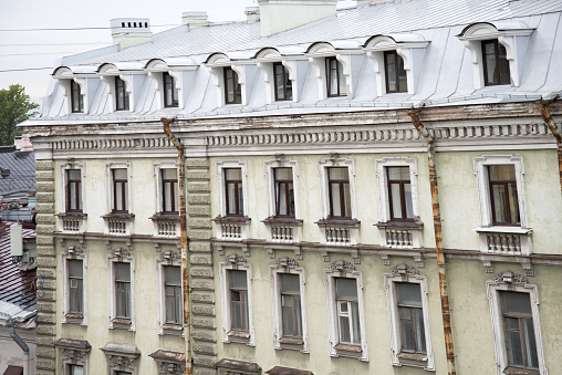 Residential building, St. Petersburg, Russia, Europe.