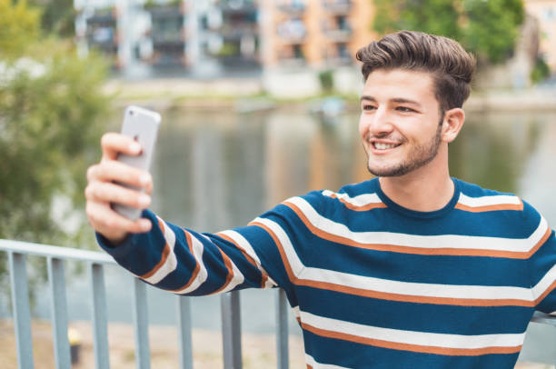 istock Portrait of a handsome caucasian man smiling 1287638666