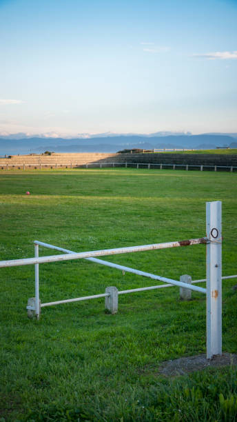 istock Fence on the sports field 1287639979