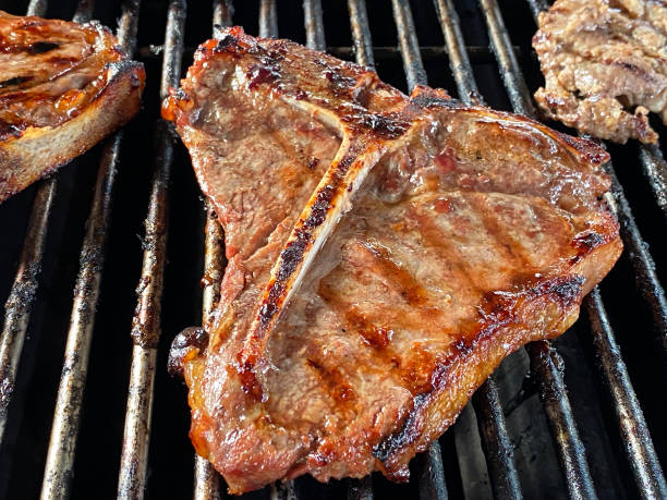 istock Grilling some delicious Steaks 1287641953