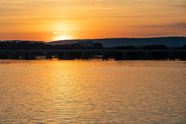 istock Sunset over the Susquehanna River 1287643274