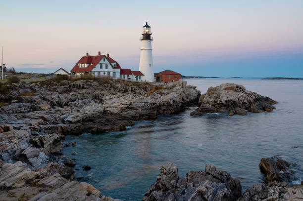 istock Portland Head Light at Sunset 1287645618