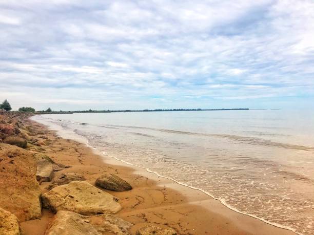 istock morning on the beach in Laut Lapang 1287646401