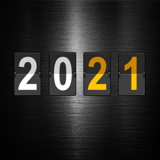 istock Happy New Year Background. Start in 2021. 3D illustration 1287647677