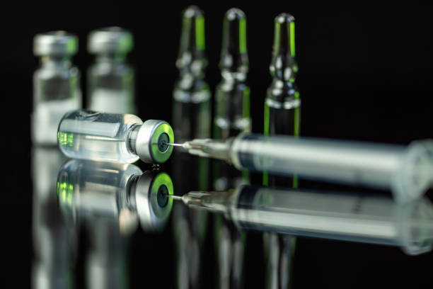 istock Vaccine for Covid 19 and flu shot 1287649409