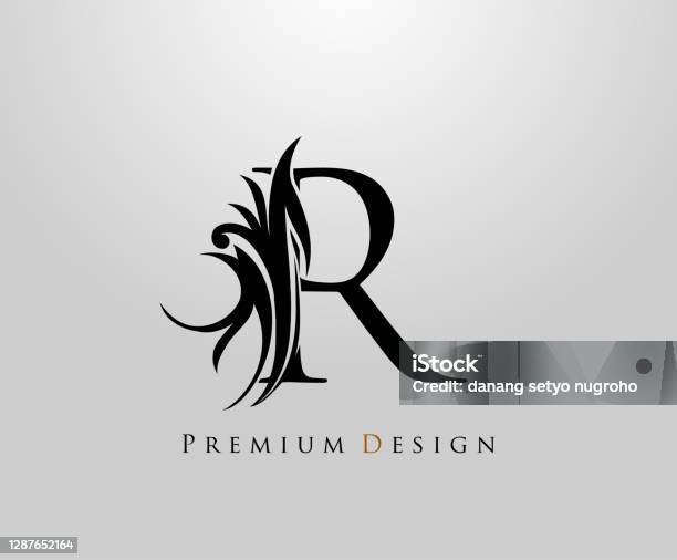 Classic Letter R Heraldic Stock Illustration - Download Image Now ...