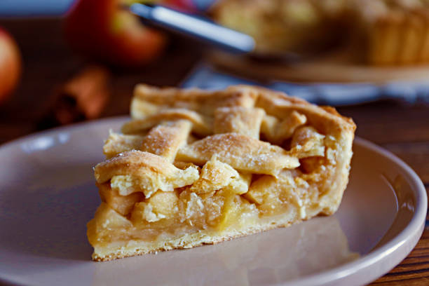 istock Apple pie made of organic ingredients. 1287654940