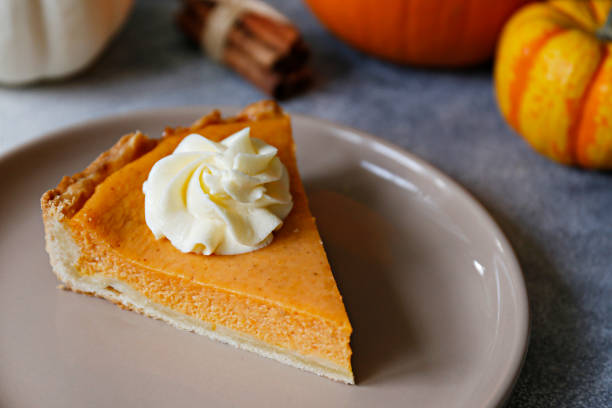 istock Pumpkin pie made of organic ingredients. 1287656034