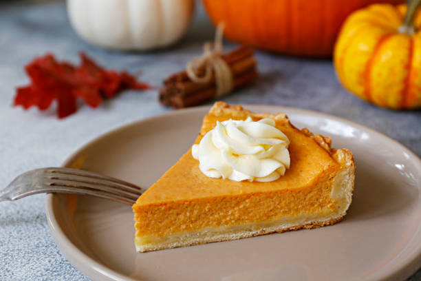 istock Pumpkin pie made of organic ingredients. 1287656223