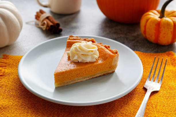 istock Pumpkin pie made of organic ingredients. 1287656266