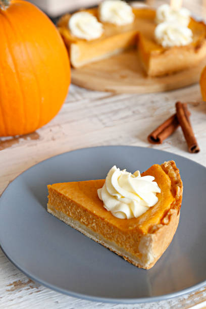 istock Pumpkin pie made of organic ingredients. 1287656977