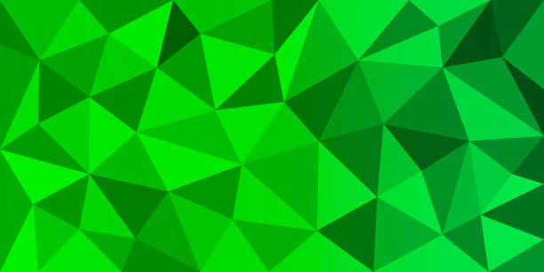 istock Green color polygonal vector background. Can be used in cover design, website background. Vector eps 10. 1287657004