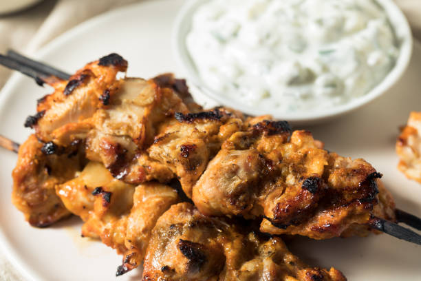 istock Homemade Grilled Chicken Kebabs 1287657755