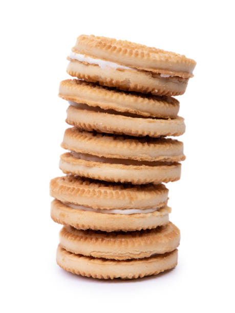 istock Heap of simple small cookies 1287667606