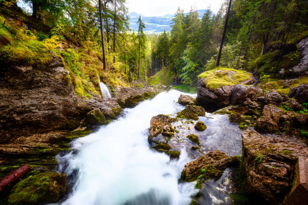 istock Gollinger Waterfall in Golling, Austria 1287669564