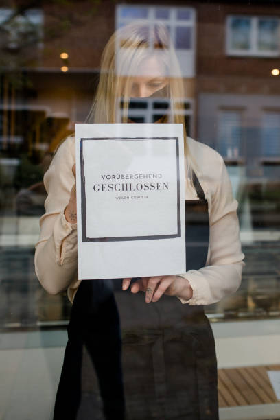 istock Innkeeper / cafe owner affected by Corona 1287670529