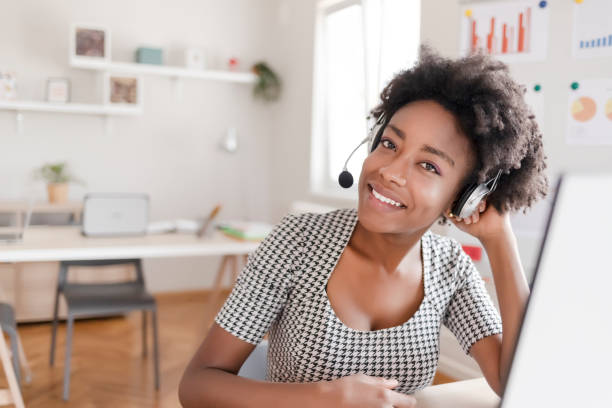 istock Our agents are ready to assist you 1287671975