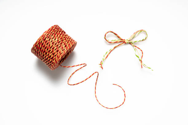 istock Flat lay with, Christmas decoration, white background. 1287672567