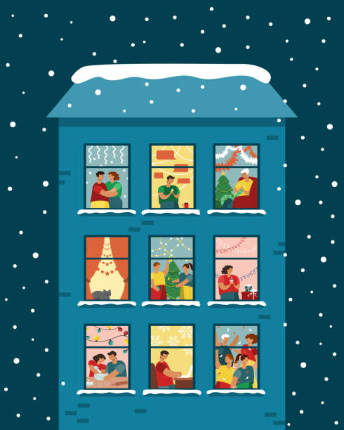 Ventana Navidad Vectores Libres de Derechos - iStock Ventana Navidad Vectores Libres de Derechos - iStock