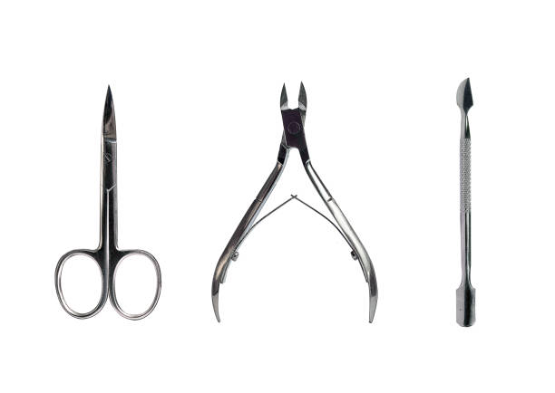istock steel manicure scissors on a white background 1287677518