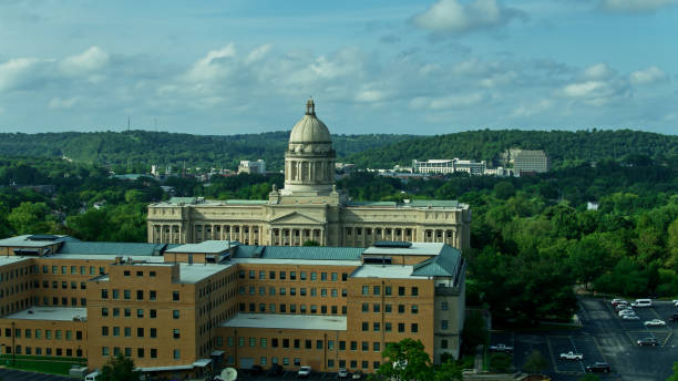 istock Drone View of the State Capitol Complex in Frankfort, Kentucky 1287678813