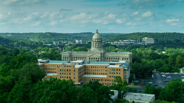 istock Drone Shot of the State Capitol Complex in Frankfort, Kentucky 1287678821