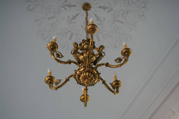 istock vintage chandelier ceiling in a  interior 1287679861